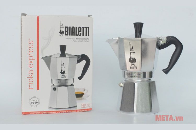 Ấm pha cà phê Bialetti Moka Express 6TZ BCM-1163