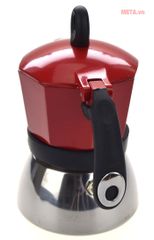 Ấm pha cà phê Bialetti Moka Induction 3TZ BCM-4932 (red)