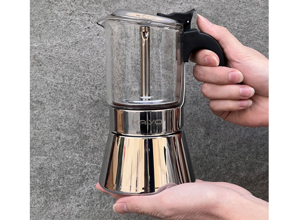 Hình ảnh ấm pha cà phê Kaiyo Moka Pot 240ml