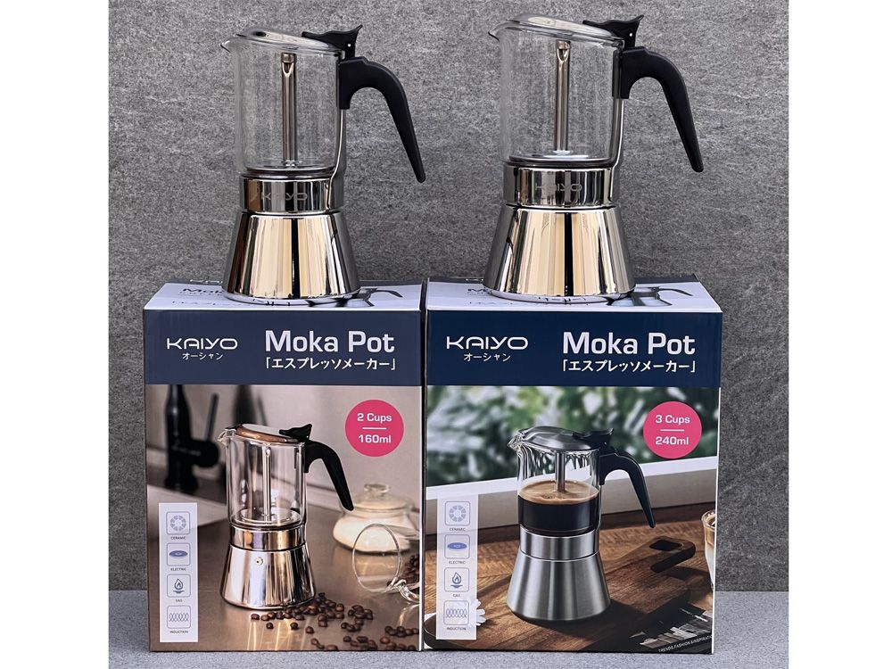 Ấm pha cà phê Kaiyo Moka Pot 240ml KCP-240