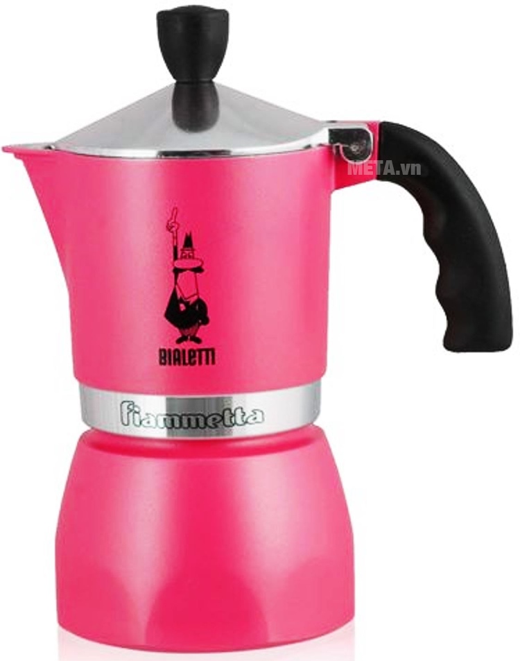 Ấm pha cà phê Bialetti Fiammetta 3Tz BCM 5732 màu Fucsia (hồng).