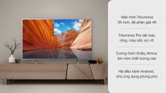 Android Tivi Sony 4K 55 inch KD-55X80J/S [ 55X80J/S ] - Chính Hãng