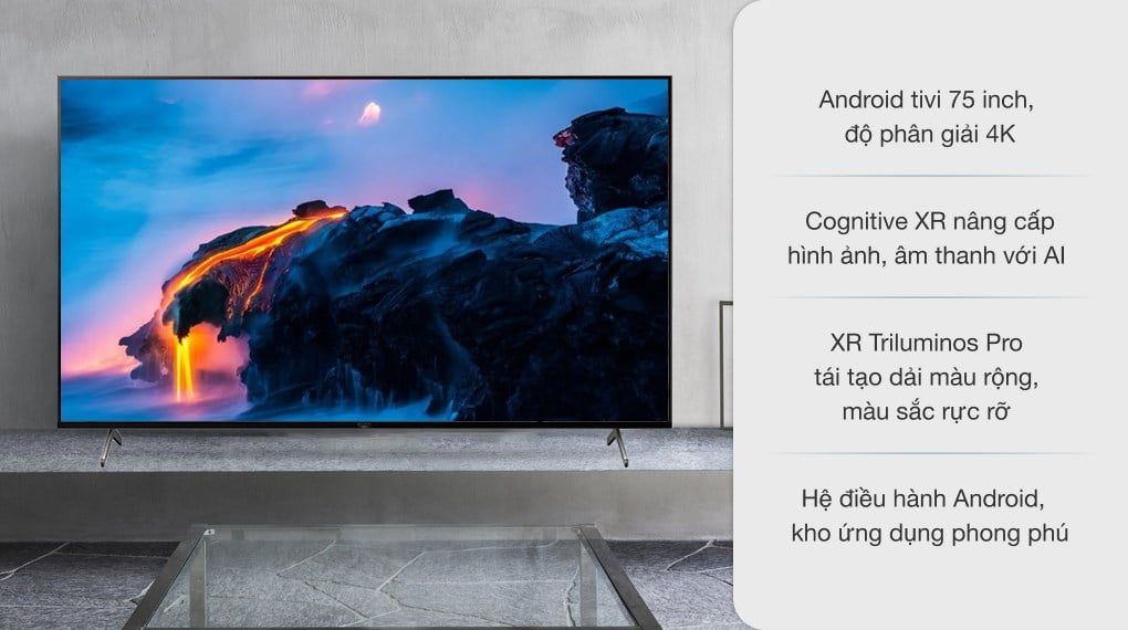 Android Tivi Sony 4K 75 inch XR-75X90J