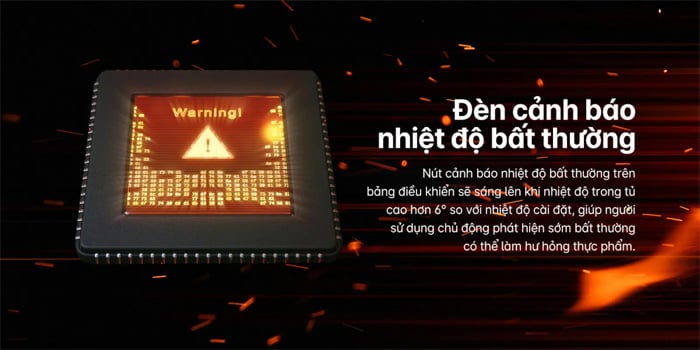 Trang bị cảnh báo quá nhiệt