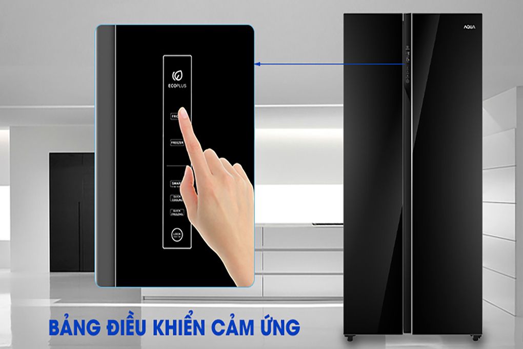 Tủ lạnh Aqua Inverter 628 lít AQR-IG696FS GB (SBS) - Chính Hãng