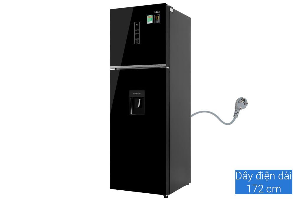 Tủ lạnh Aqua Inverter 374 lít AQR-T389FA WGB (2 cánh) - Chính Hãng