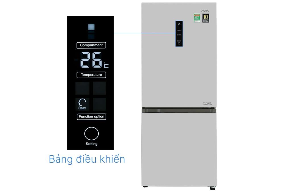 Tủ lạnh Aqua Inverter 260 lít AQR-I298EB SW (2 cánh)