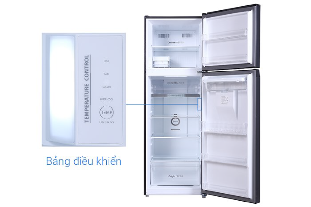 Tủ lạnh Toshiba Inverter 337 lít GR-RT435WE-PMV(06)-MG