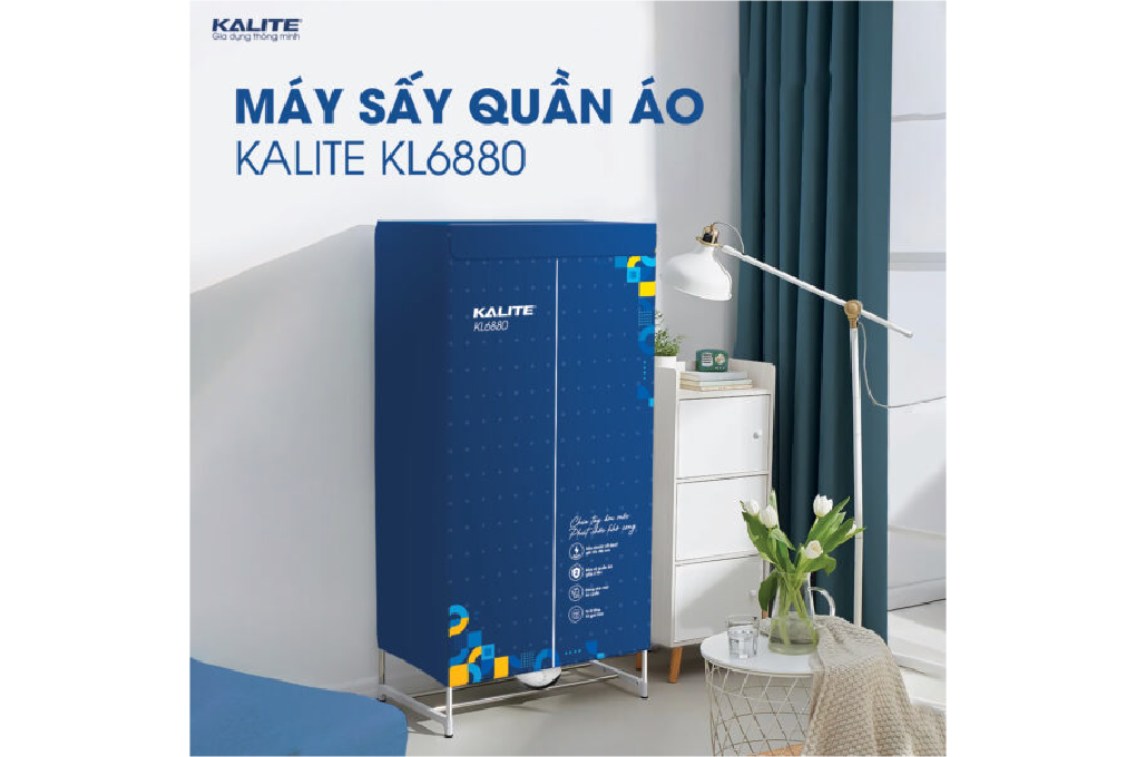 Tủ sấy quần áo Kalite KL6880