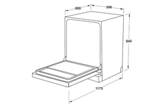 Máy rửa bát độc lập Hafele HDW-F60EB