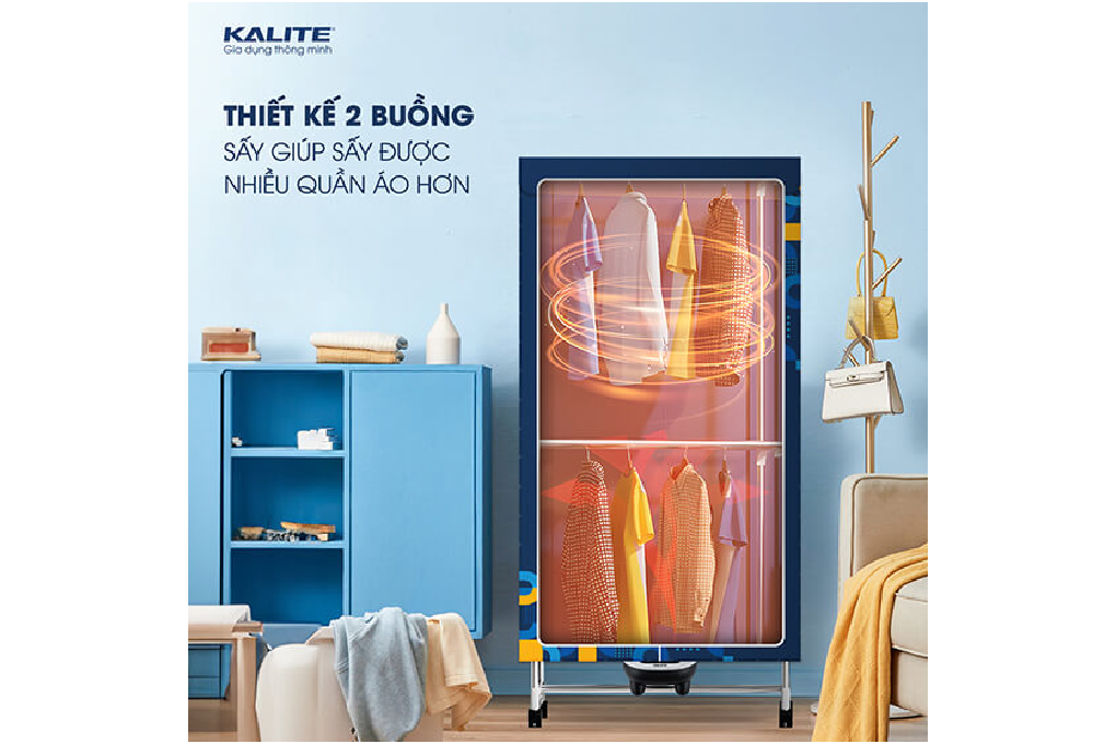 Tủ sấy quần áo Kalite KL6660