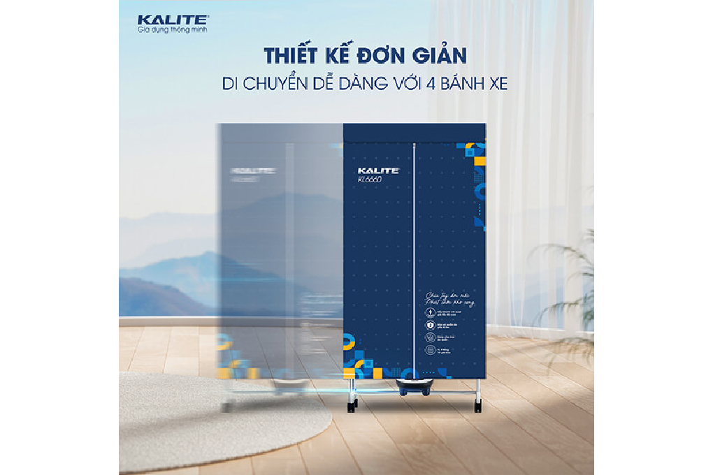Tủ sấy quần áo Kalite KL6660