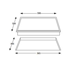 Bếp từ 3 vùng nấu Rosieres RID346BV