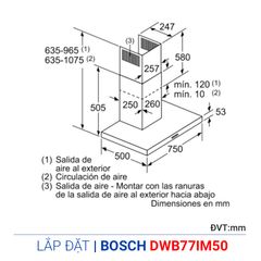 Máy hút mùi Bosch DWB77IM50