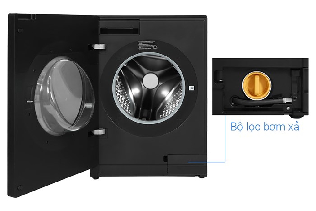 Máy giặt sấy Hitachi Inverter giặt 12 kg - sấy 8 kg BD-D120XGV MAG