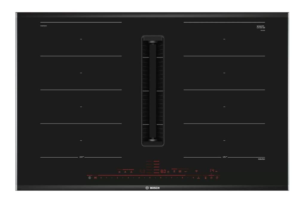 Bếp từ kết hợp hút mùi Bosch PXX875D67E SERIE 8