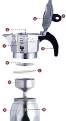 Ấm pha cà phê Bialetti Dama 2TZ BCM-2154