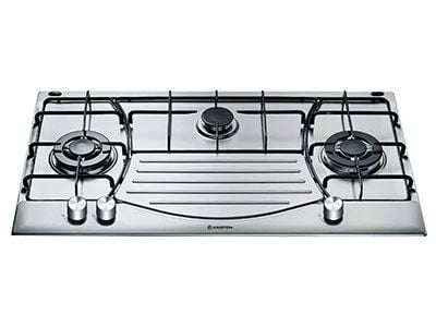 Bếp gas 3 vùng nấu Ariston 90cm lắp âm PHN 932 T2/IX/A
