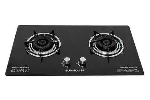 Bếp gas âm kính Sunhouse SHB6636