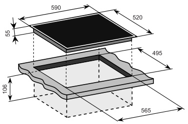 Bếp từ đôi Baumatic BHI635