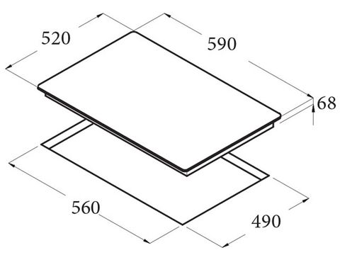 Bếp từ Cata IB 604 BK