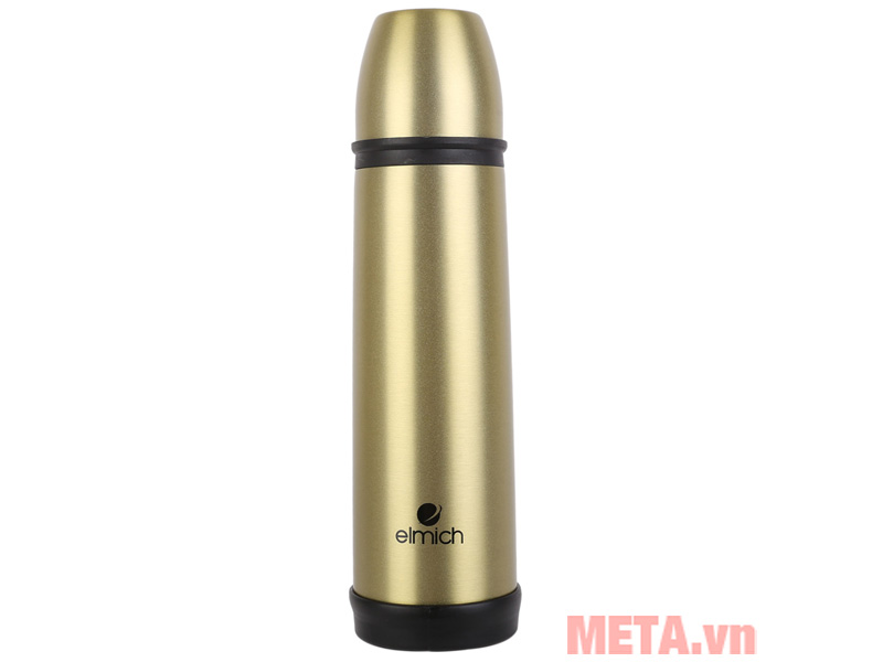 Trên vỏ bình có logo Elmich Bình giữ nhiệt nước uống