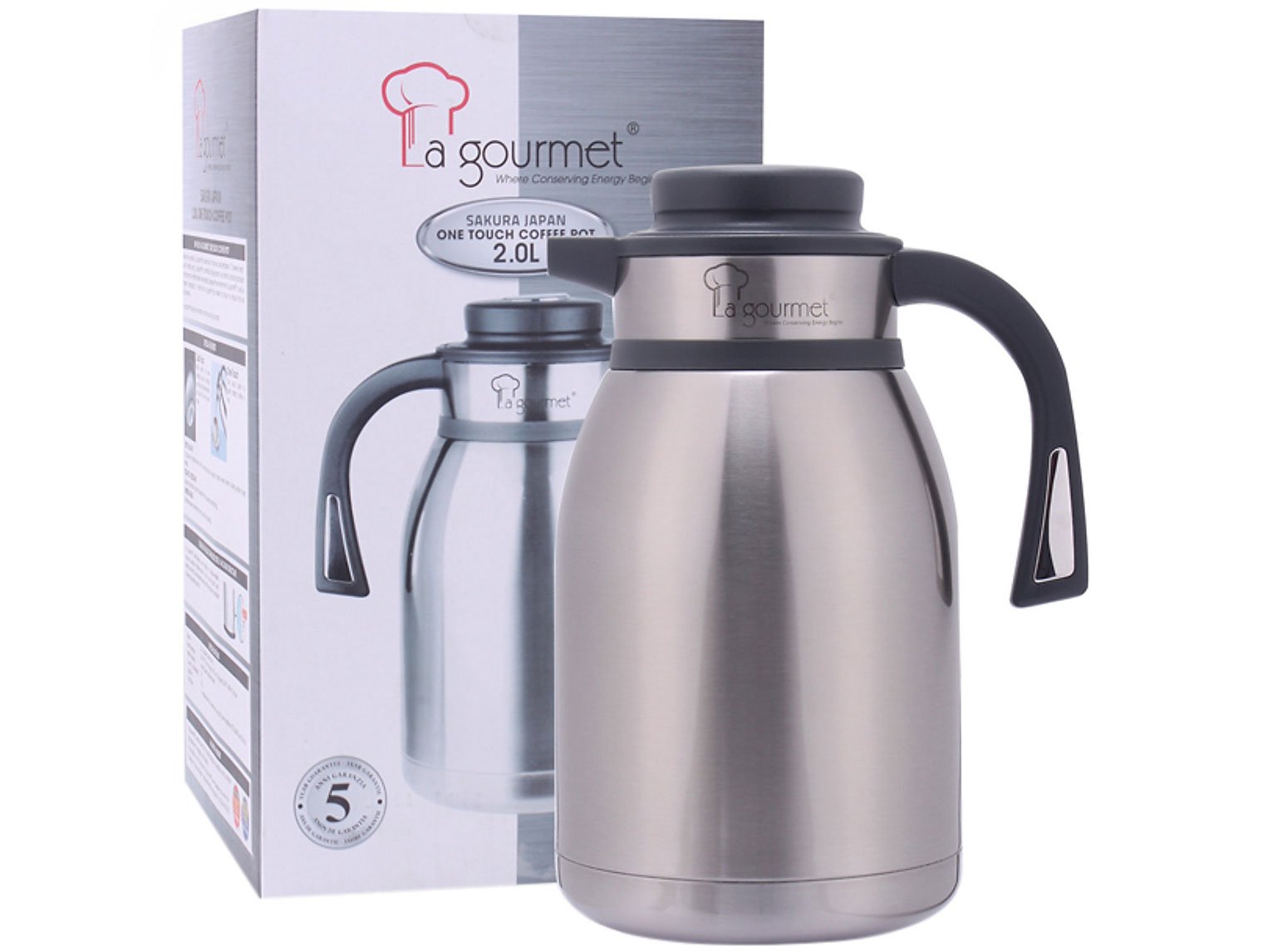 Bình giữ nhiệt cafe La gourmet 035332 (2L)