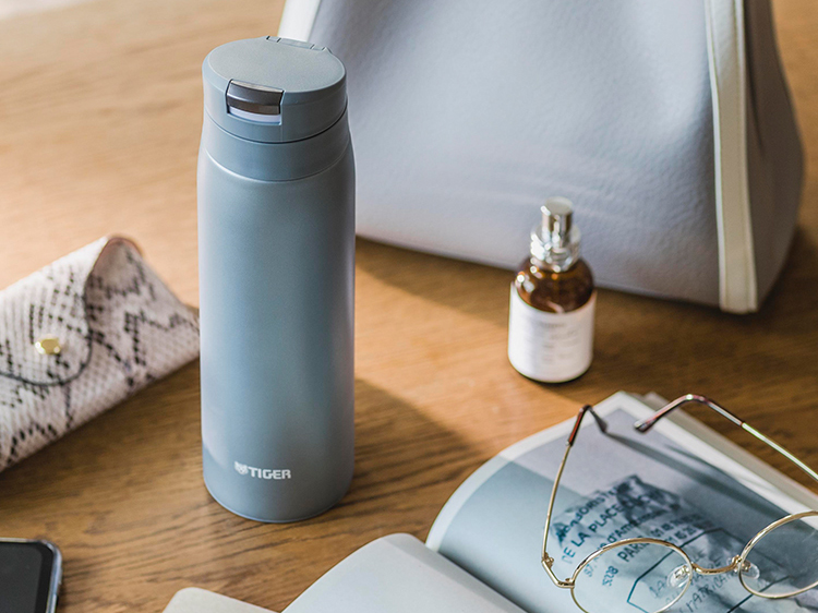 Bình giữ nhiệt màu xám xanh Bình giữ nhiệt Tiger