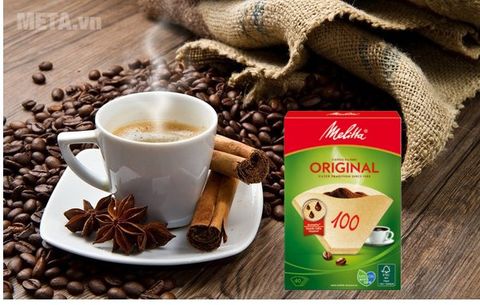 Bộ 5 hộp giấy lọc Melitta 100/40 nâu