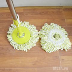 Bộ lau nhà Fuji Mop 2 chức năng BS-MOP-09B-P8 (lồng giặt inox)