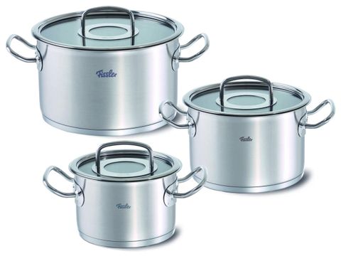 Bộ nồi 3 món Fissler Original Pro (nắp kính)