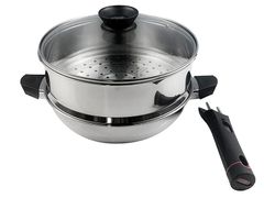 Bộ nồi chảo Kims Cook Blackcube 3 lớp đúc liền đáy từ T&K F00001602