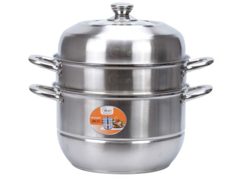 Bộ nồi hấp inox 3 tầng Hare HR-NH30F6 (30cm)