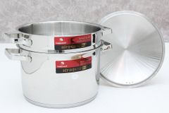 Bộ xửng 3 đáy Happy Cook Milan 24cm ST24-MLG