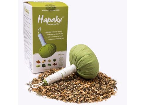 Bóng massage thảo dược Hapaku (Hộp 2 quả)