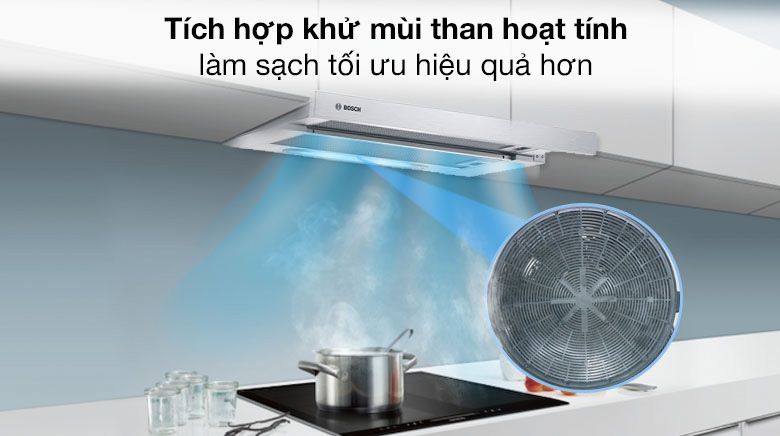 Loại sạch mùi bằng than hoạt tính