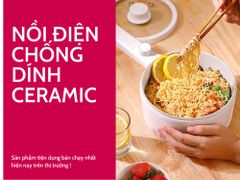 Nồi nấu đa năng lòng ceramic Mishio MK271 1.5L