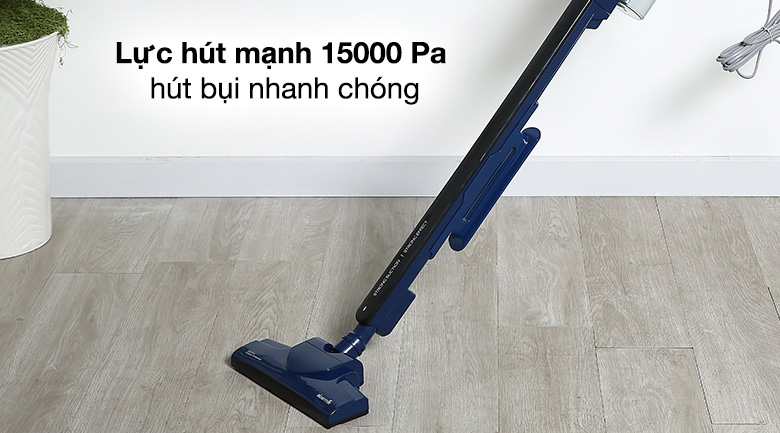 Lực hút mạnh mẽ nhanh chóng hút được mọi bụi bẩn