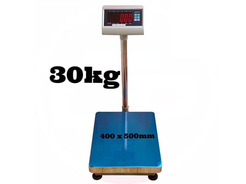 Cân tối đa 30kg, tối thiểu là 0,1kg
