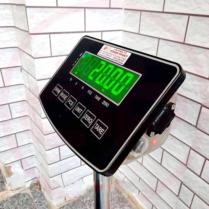 Mặt cân với màn hình lớn và phím bấm rõ ràng Cân điện tử