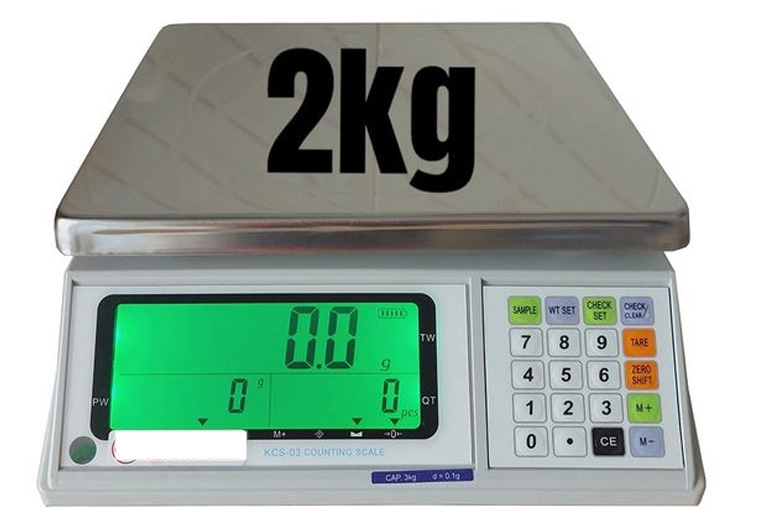 Hình ảnh  cân điện tử 2kg/0.1g Ute Kanext KCS03-2K