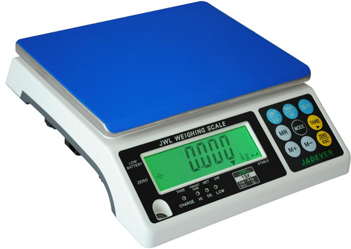 Cân điện tử Jadever JWL-30K có thiết kế bền bỉ, tiện ích Cân điện tử Jadever JWL-30K