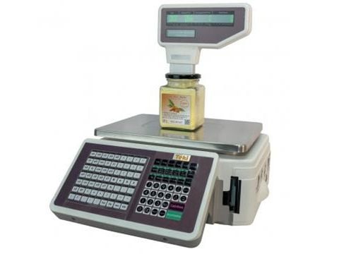 Cân điện tử in tem và in bill tính tiền Teki SA2