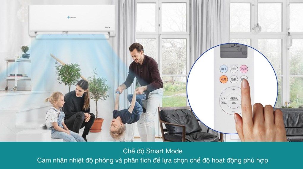 Điều hòa Casper Inverter 1 chiều 9000 BTU GC-09IS32