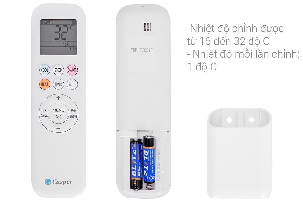 Điều hòa Casper Inverter 1 chiều 9000 BTU GC-09IS32