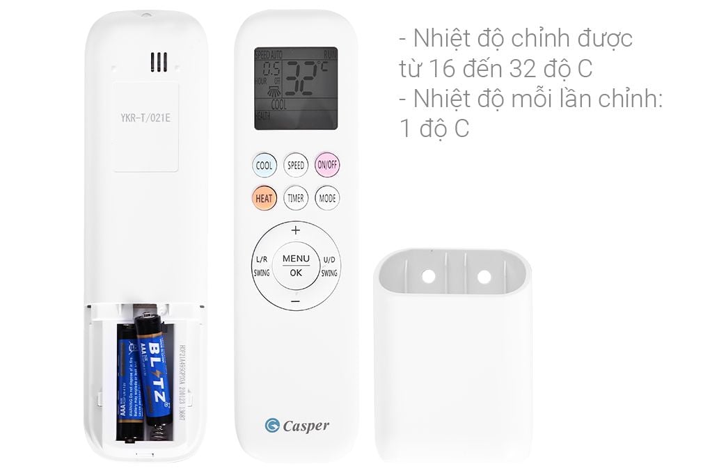 Điều hòa Casper Inverter 1 chiều 24000 BTU GC-24IS32