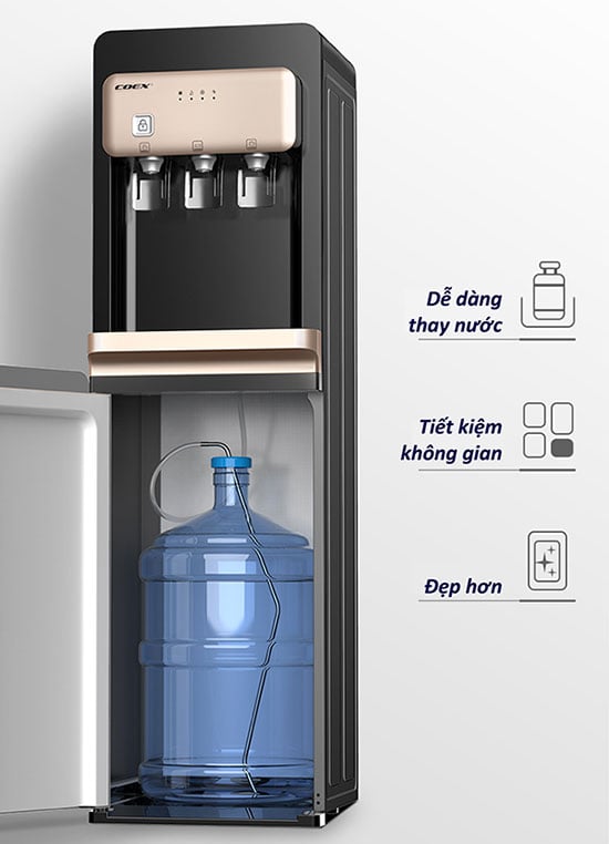 Cây nước nóng lạnh 3 vòi Coex CW-7116A