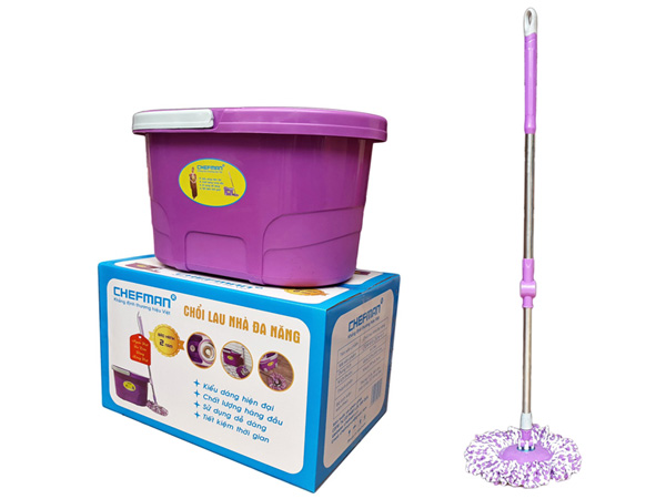 Chổi lau nhà Chefman CM-413V hỗ trợ công việc lau dọn hiệu quả Chổi lau nhà Chefman CM-413V