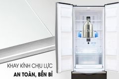 Tủ lạnh Hitachi Inverter 429 lít R-FWB545PGV2 GBK (3 cánh) - Chính Hãng