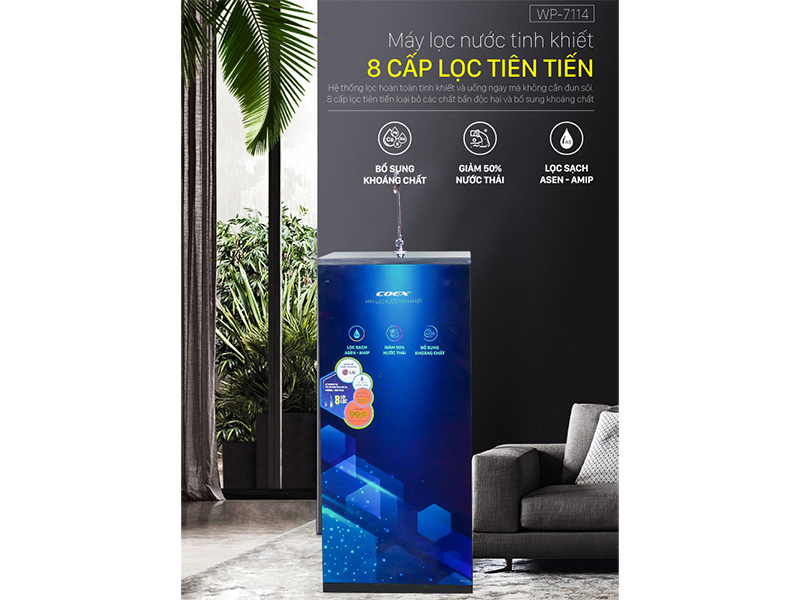 Máy lọc nước RO Coex WP-7114 8 lõi